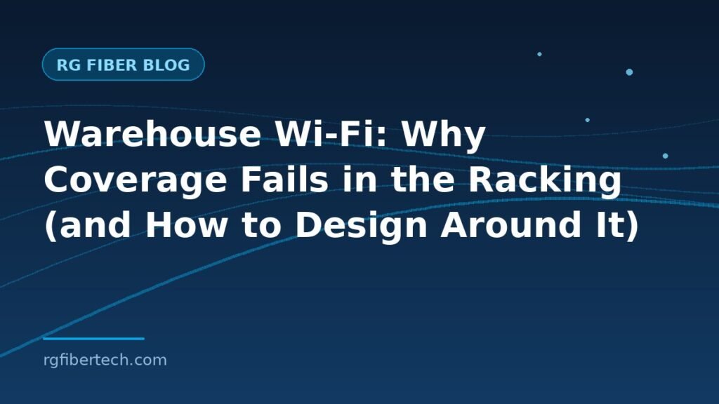 Warehouse Wi-Fi coverage and access point placement in racking