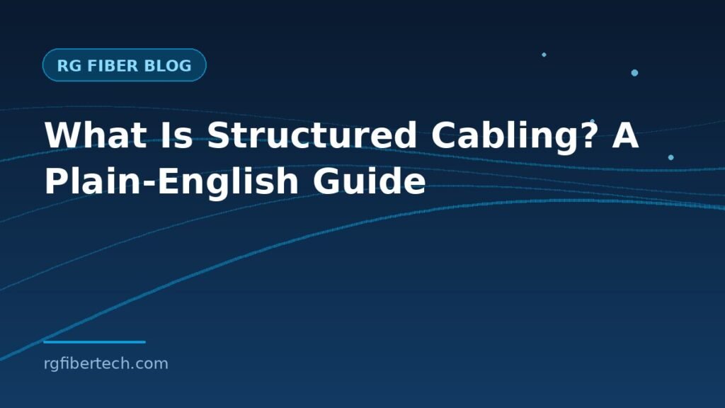 Structured cabling plain-English guide for business owners