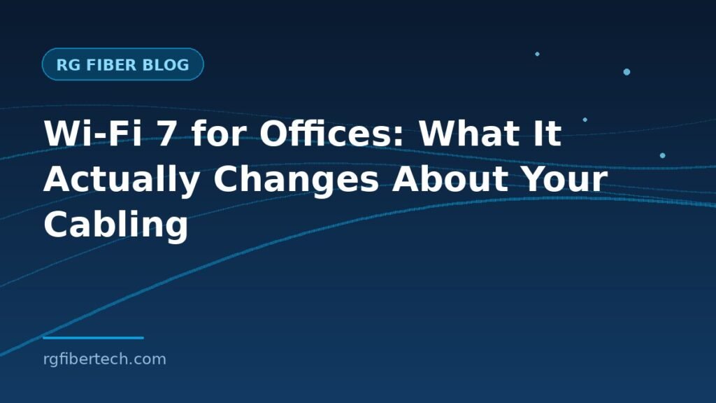 Wi-Fi 7 office cabling requirements — RG Fiber